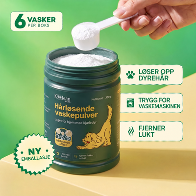 K9Clean Hårløsende vaskepulver